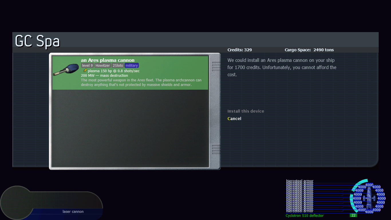 I was in a system with dwarg and sung and this station can install an Ares Plasma Archcannon o.O